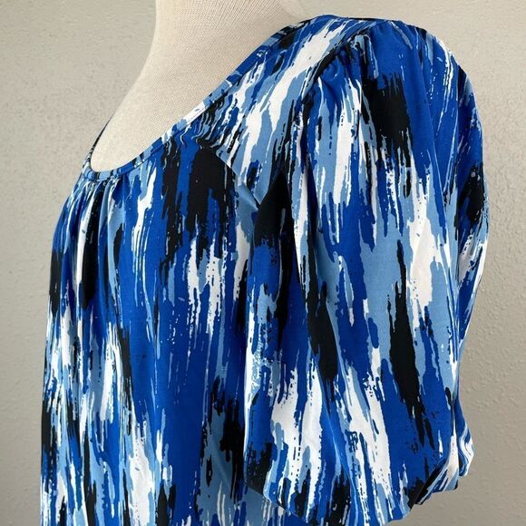 Passports Half Sleeve Blouse Top Size M EUC - Picture 4 of 7